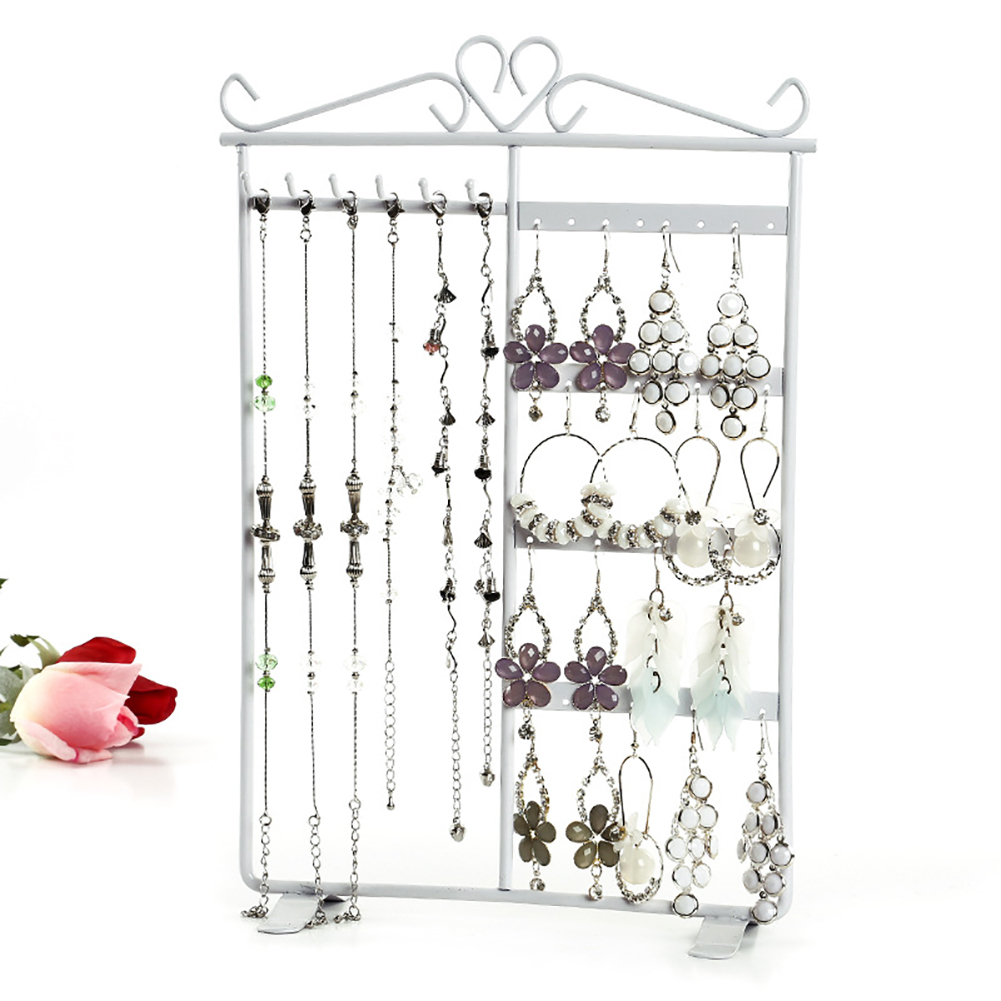 Earrings Necklace Jewelry Display Hanging Rack Metal Stand Organizer Holder fashion MX200810