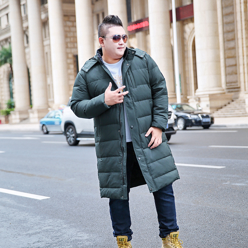 2020 Men's Winter Jacket Fashion Hooded Warm Cotton Casual Jacket Men's Long Over Knee Oversized for 170kg Wear, Black
2020 Men's Winter Jacket Fashion Hooded Warm Cotton Casual Jacket Men's Long Over Knee Oversized for 170kg Wear, Black