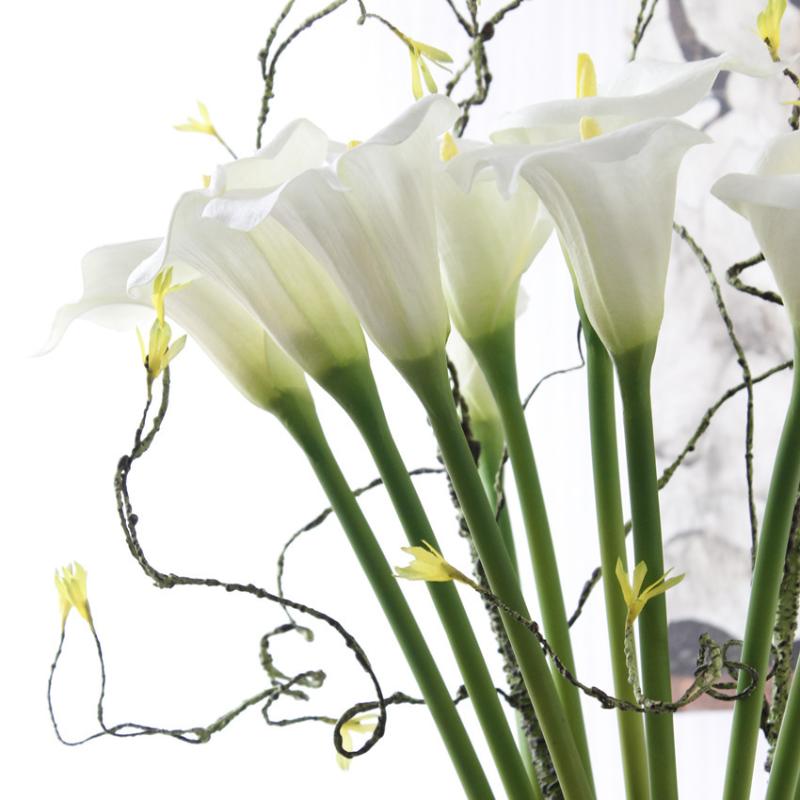 Large Calla lily branch real touch PU white Artificial flowers for wedding decoration bridal Flores Artificiais, Orange
Large Calla lily branch real touch PU white Artificial flowers for wedding decoration bridal Flores Artificiais, Orange