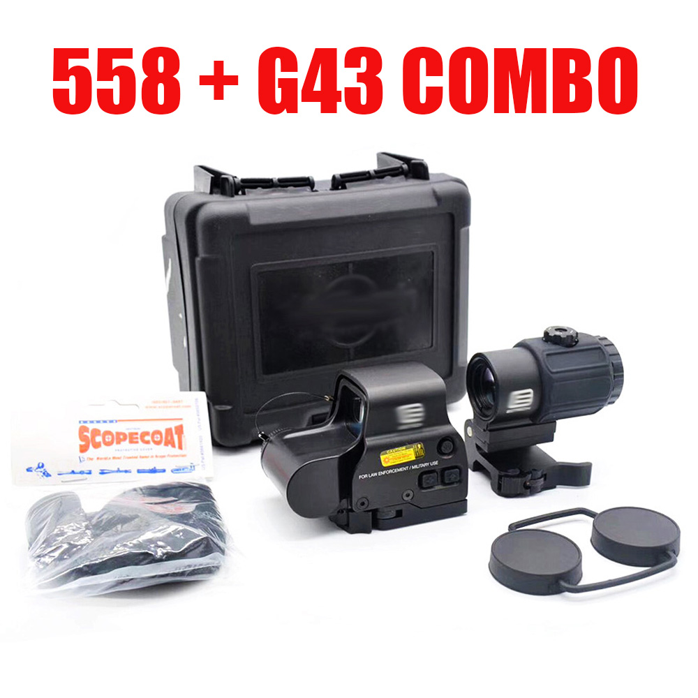 Tactical G43 3X Magnifier Scope with 558 Red and Green Dot Sight Combo with Switch to Side STS Quick Detachable QD Mount for Hunting Rifle
Tactical G43 3X Magnifier Scope with 558 Red and Green Dot Sight Combo with Switch to Side STS Quick Detachable QD Mount for Hunting Rifle