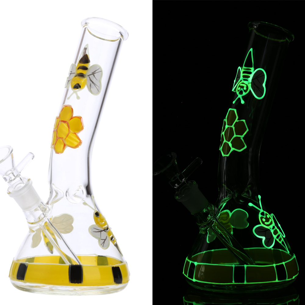 Yellow Bee Glass Bongs Luminous Water pipes Smoking Thick Bubbler Dab Rig Dabber Hookahs Shisha 8 Inche
Yellow Bee Glass Bongs Luminous Water pipes Smoking Thick Bubbler Dab Rig Dabber Hookahs Shisha 8 Inche