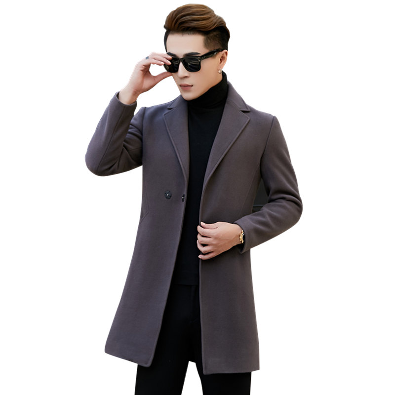 Men's Wool Coats Fashion 2020 New Casual Long Trench Jacket Male Solid Color Thick Soft Comfortable Hot Sale Overcoat Size 4XL, Hei
Men's Wool Coats Fashion 2020 New Casual Long Trench Jacket Male Solid Color Thick Soft Comfortable Hot Sale Overcoat Size 4XL, Hei