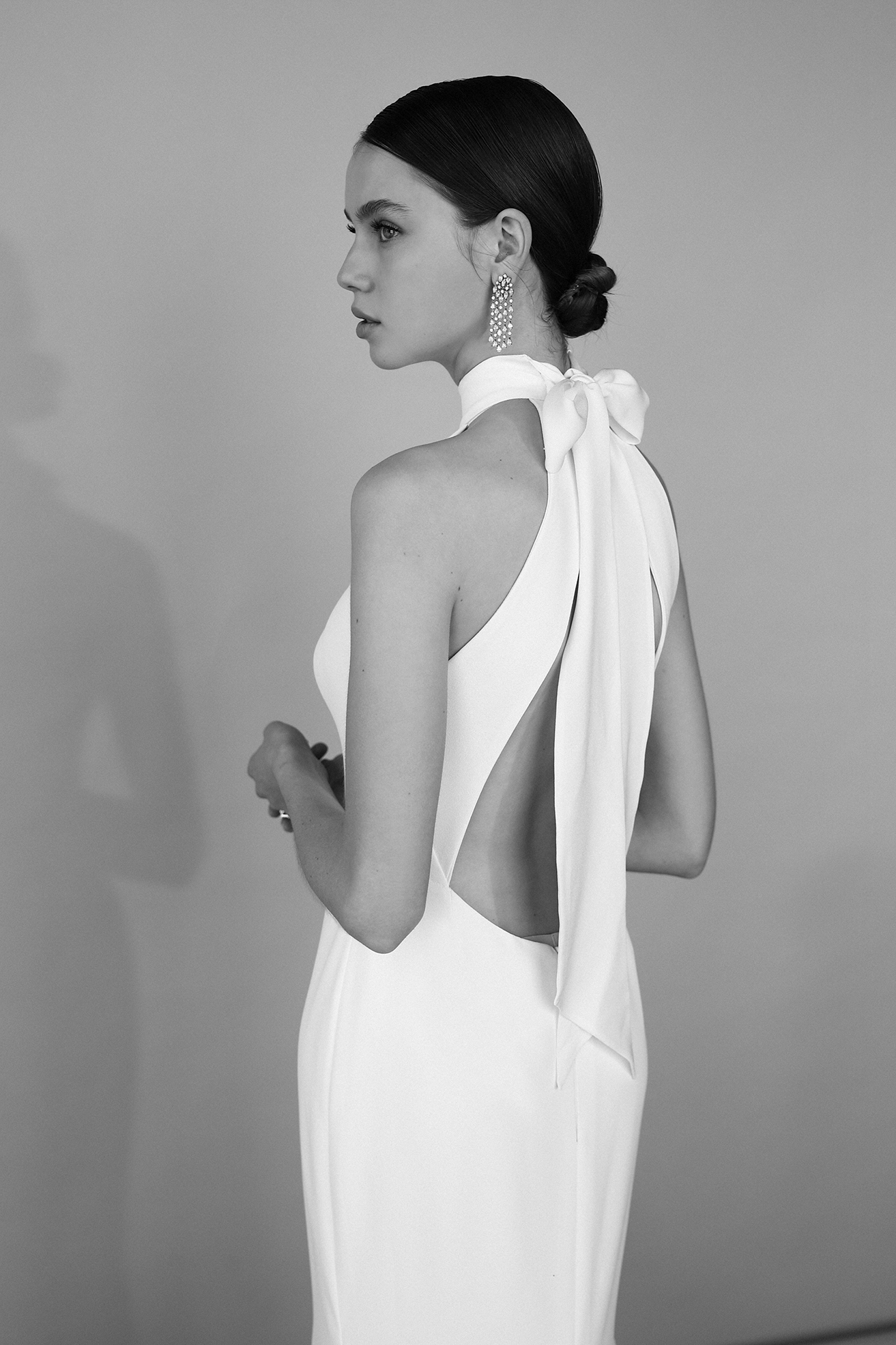 lihi hod mermaid wedding dresses simply satin sexy halter backless wedding dress bridal gowns vestidos de noiva