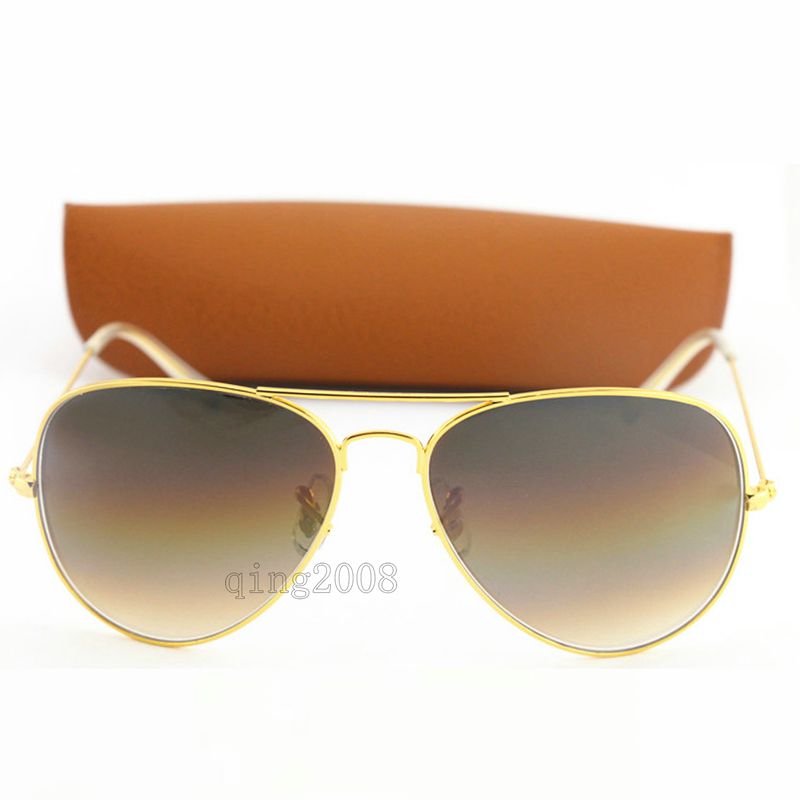 New arrival Classic Style Mens Womens Pilot UV400 Gold/Brown Gradient Sunglasses 58mm Lenses Sun Glasses With box
New arrival Classic Style Mens Womens Pilot UV400 Gold/Brown Gradient Sunglasses 58mm Lenses Sun Glasses With box