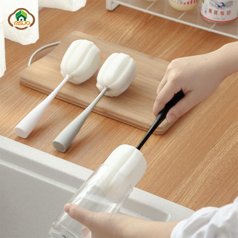 MSJO Cup Cleaner Glass Bottle Brush Mug Dish Water Drinking Cleaning Brush Sponge Home Kitchen Sponge For Dishes Bottles
MSJO Cup Cleaner Glass Bottle Brush Mug Dish Water Drinking Cleaning Brush Sponge Home Kitchen Sponge For Dishes Bottles