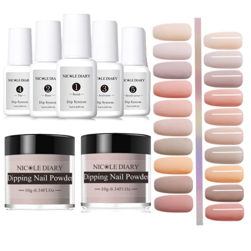 NICOLE DIARY 10g Dipping Nail Powder Grey Pink Color Powder Dust Without Lamp Cure Natural Dry Nail Art Decorations 10g
NICOLE DIARY 10g Dipping Nail Powder Grey Pink Color Powder Dust Without Lamp Cure Natural Dry Nail Art Decorations 10g