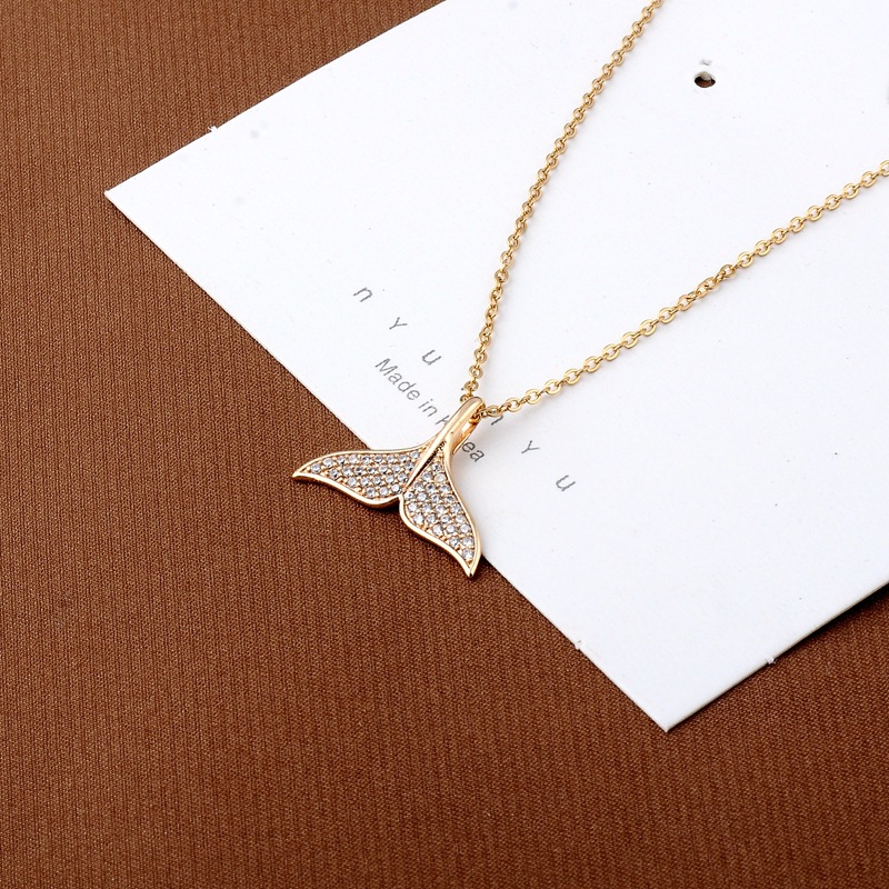 Fashion new fishtail dolphin necklace female tide simple temperament clavicle chain jewelry hot sale
Fashion new fishtail dolphin necklace female tide simple temperament clavicle chain jewelry hot sale
