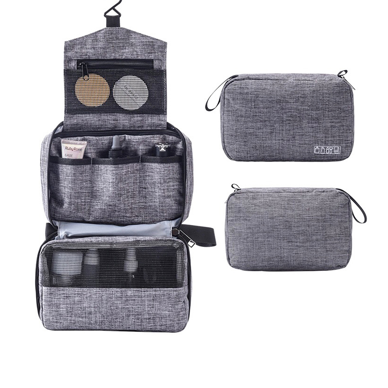Women Men Hanging Cosmetic Bag Multifunction Travel Organizer Toiletry Wash Make up Storage Pouch Beautician Folding Makeup Bags, Black 
Women Men Hanging Cosmetic Bag Multifunction Travel Organizer Toiletry Wash Make up Storage Pouch Beautician Folding Makeup Bags, Black