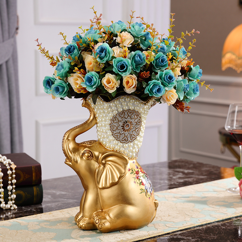 luxury elephant vase tabletop vase european-style simple decoration modern living room dry flower flower arrangement
luxury elephant vase tabletop vase european-style simple decoration modern living room dry flower flower arrangement