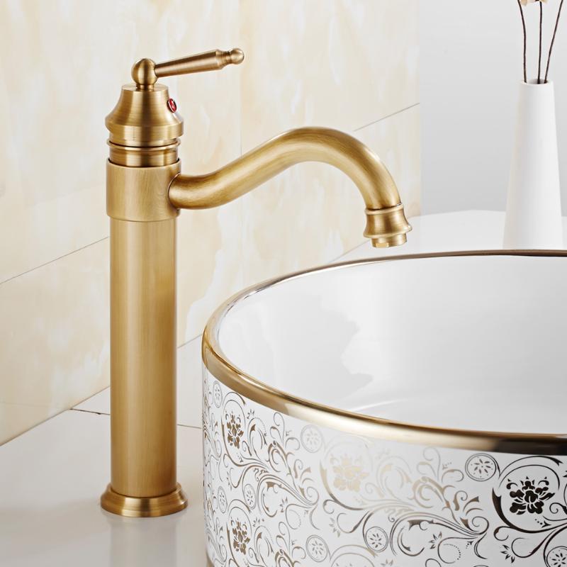 Single Handle Bathroom Basin Faucets Antique Bronze Basin Sink Brass Faucets Cold/Hot Mixer Sink Tap Bathroom Accessories
Single Handle Bathroom Basin Faucets Antique Bronze Basin Sink Brass Faucets Cold/Hot Mixer Sink Tap Bathroom Accessories