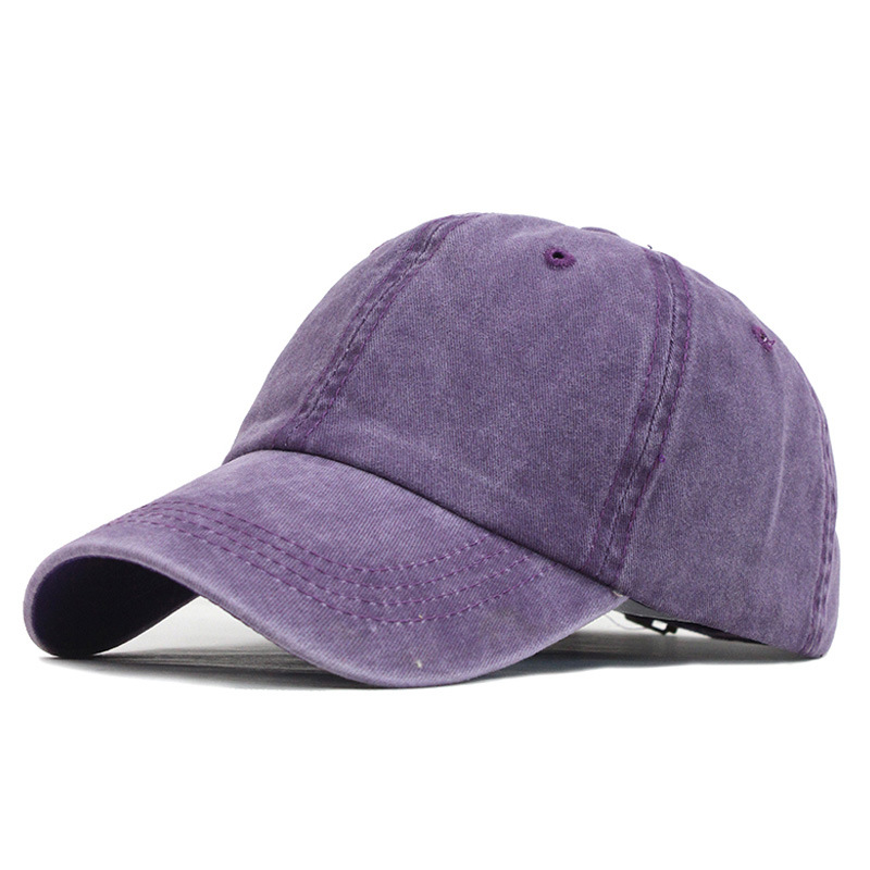 New Black Washed Cloth Casual Baseball Cap Men Women Retro Spring Autumn Shade Solid Cap Men Graffiti Hand Painted Baseball Cap