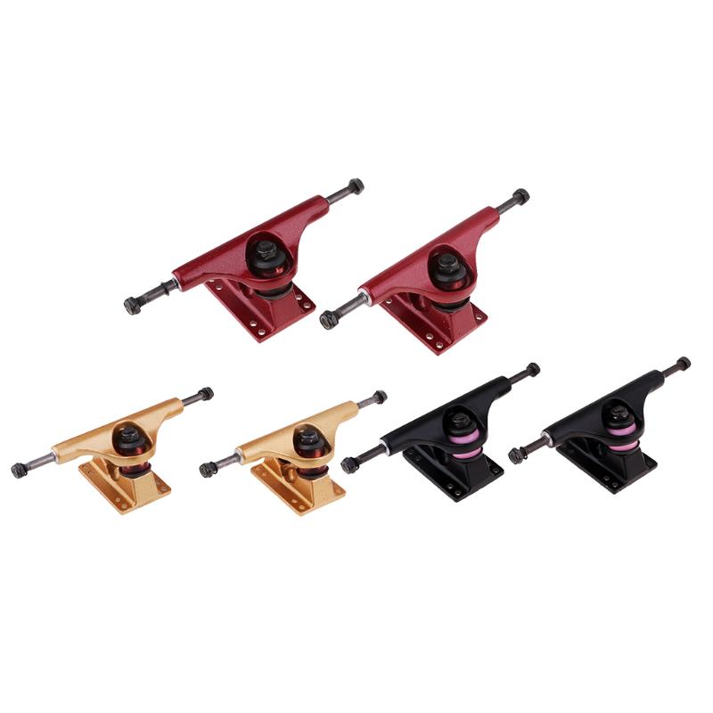 5 inch Aluminium Alloy Longboard Skateboard Trucks Impact Resistance Standard 5' Skateboard Trucks Replacement, Black
5 inch Aluminium Alloy Longboard Skateboard Trucks Impact Resistance Standard 5' Skateboard Trucks Replacement, Black