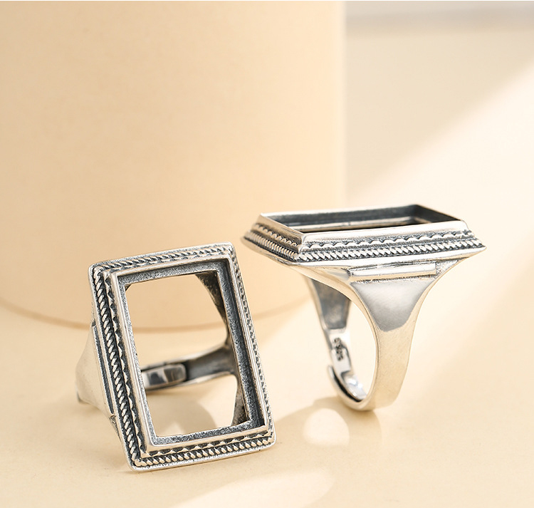 14*21mm 925 STERLING SILVER Semi Mount Bases Blanks base blank Pad ring Setting jewelry findings (without stone) A5418
14*21mm 925 STERLING SILVER Semi Mount Bases Blanks base blank Pad ring Setting jewelry findings (without stone) A5418