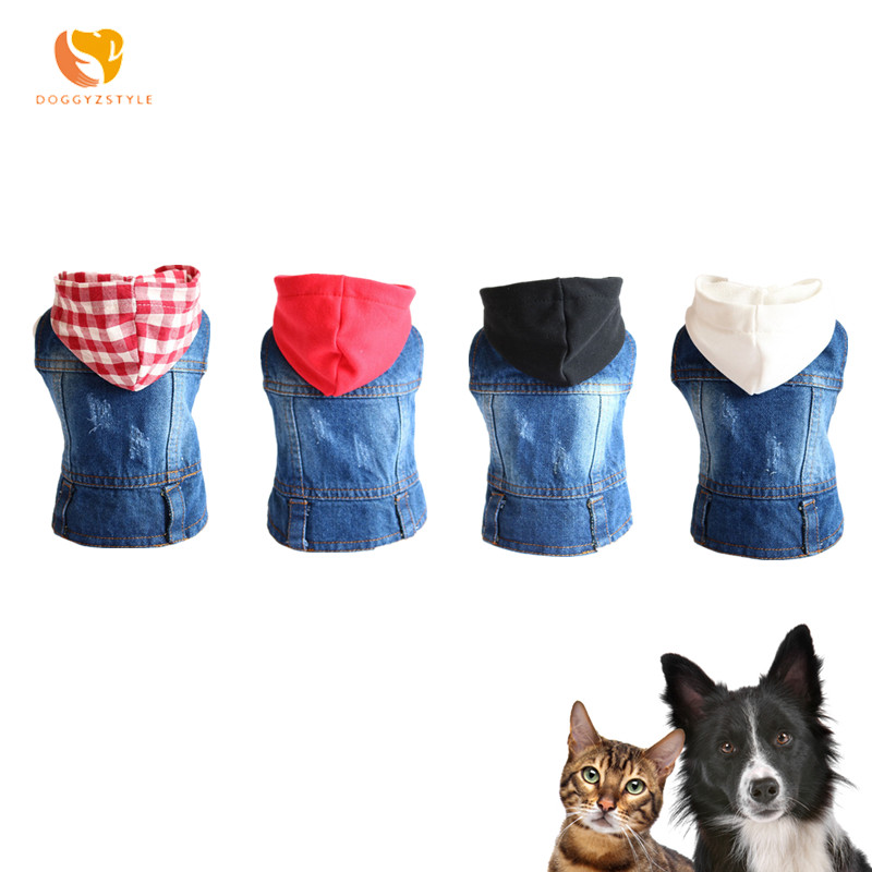 DOGGYZSTYLE New Denim Pet Clothes Dogs Jean Jacket Hoodies Vest Summer Puppies Cat Personalized Chihuahua Casual -XXL, Red
DOGGYZSTYLE New Denim Pet Clothes Dogs Jean Jacket Hoodies Vest Summer Puppies Cat Personalized Chihuahua Casual -XXL, Red