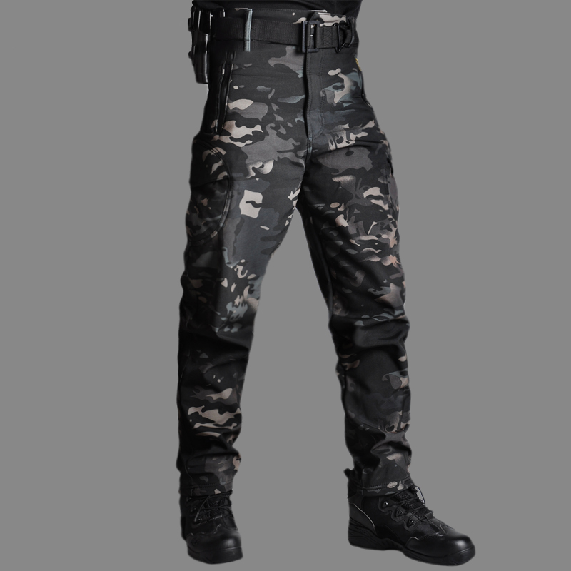 Hiking Aiesoft Trousers Tactical Pants Men Outdoor Sports Plus Size Waterproof Outdoor Pants Camping Climb Run Trousers