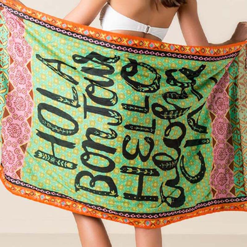Varmhus 2020 New Arrival Women Summer Beach Towel Swimming Tassel Bath Towel Letter Print Sunbath Beach, 01
Varmhus 2020 New Arrival Women Summer Beach Towel Swimming Tassel Bath Towel Letter Print Sunbath Beach, 01