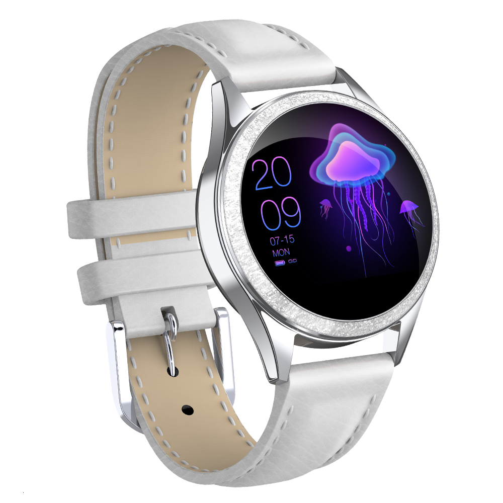 Women Smart Watch Bluetooth Full Screen Smartwatch Heart Rate Monitor Sports Watch for IOS Andriod KW20 Lady Wrist Watches55975019