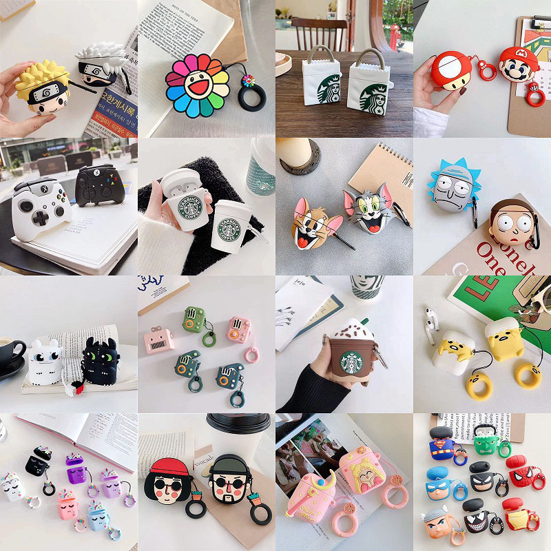 For Apple AirPods Case 3D Multi Designs Silicone Case Cover For Airpods 2 1 Bluetooth Earphone Cover For Air Pods
For Apple AirPods Case 3D Multi Designs Silicone Case Cover For Airpods 2 1 Bluetooth Earphone Cover For Air Pods