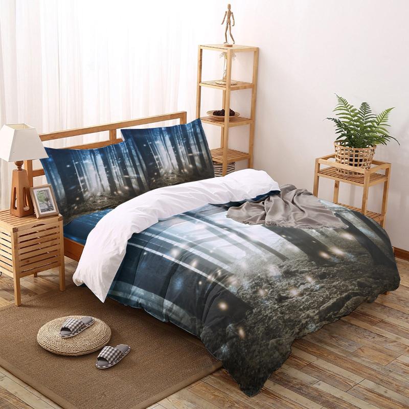Fireflies Forest Woods Fairy Tales Printed Duvet Cover Set 4 Piece Bedding Set Home Textile Customizable, As pic
Fireflies Forest Woods Fairy Tales Printed Duvet Cover Set 4 Piece Bedding Set Home Textile Customizable, As pic