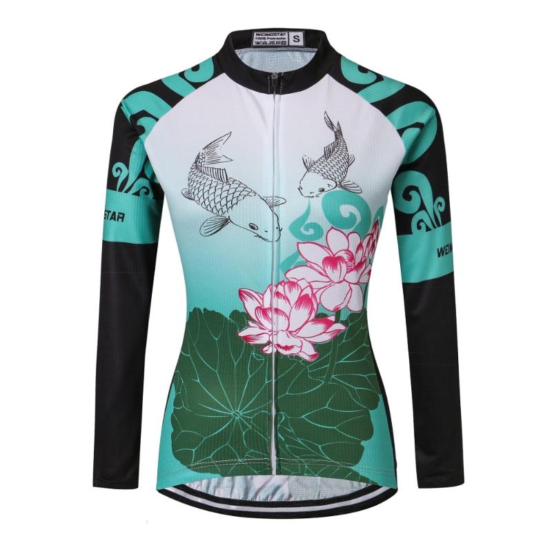 WEIMOSTAR Lotus Pro Team Women' Ropa Ciclismo Long Sleeve Cycling Jerseys Riding MTB Bike Bicycle Jacket Sports Top, Cd1503
WEIMOSTAR Lotus Pro Team Women' Ropa Ciclismo Long Sleeve Cycling Jerseys Riding MTB Bike Bicycle Jacket Sports Top, Cd1503
