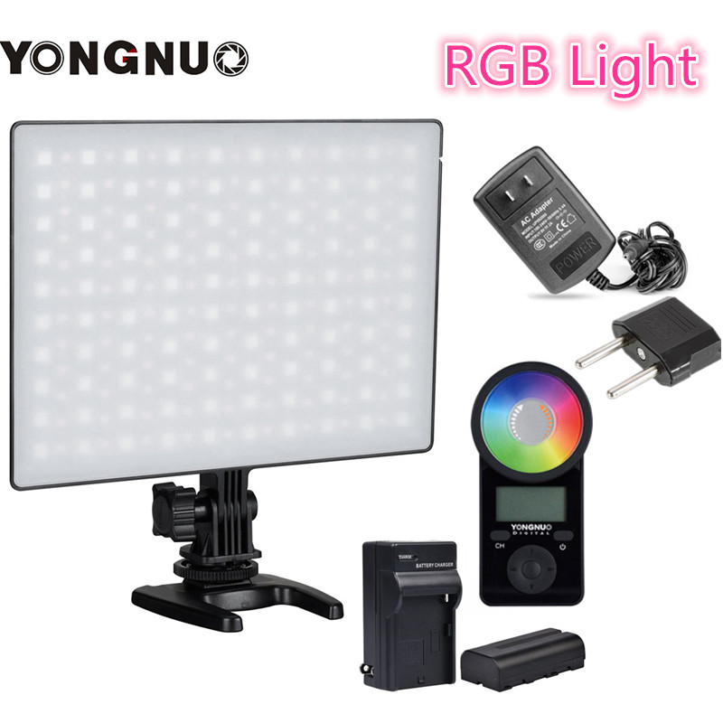 YONGNUO YN300Air II LED Video Light Panel RGB 3200K-5600K Photography Fill-in Lamp with Remote Control for Photography
YONGNUO YN300Air II LED Video Light Panel RGB 3200K-5600K Photography Fill-in Lamp with Remote Control for Photography