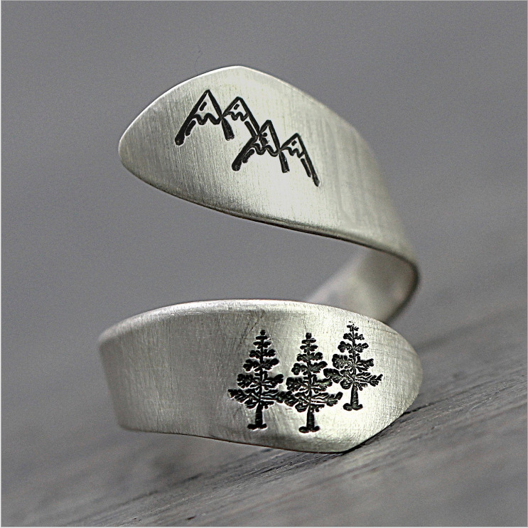 2020 Jewelry Stainless steel mountain Trees Leaves European Fashion Woman Girl Party Birthday Men Gift Dandelion Silver Open Ring
2020 Jewelry Stainless steel mountain Trees Leaves European Fashion Woman Girl Party Birthday Men Gift Dandelion Silver Open Ring