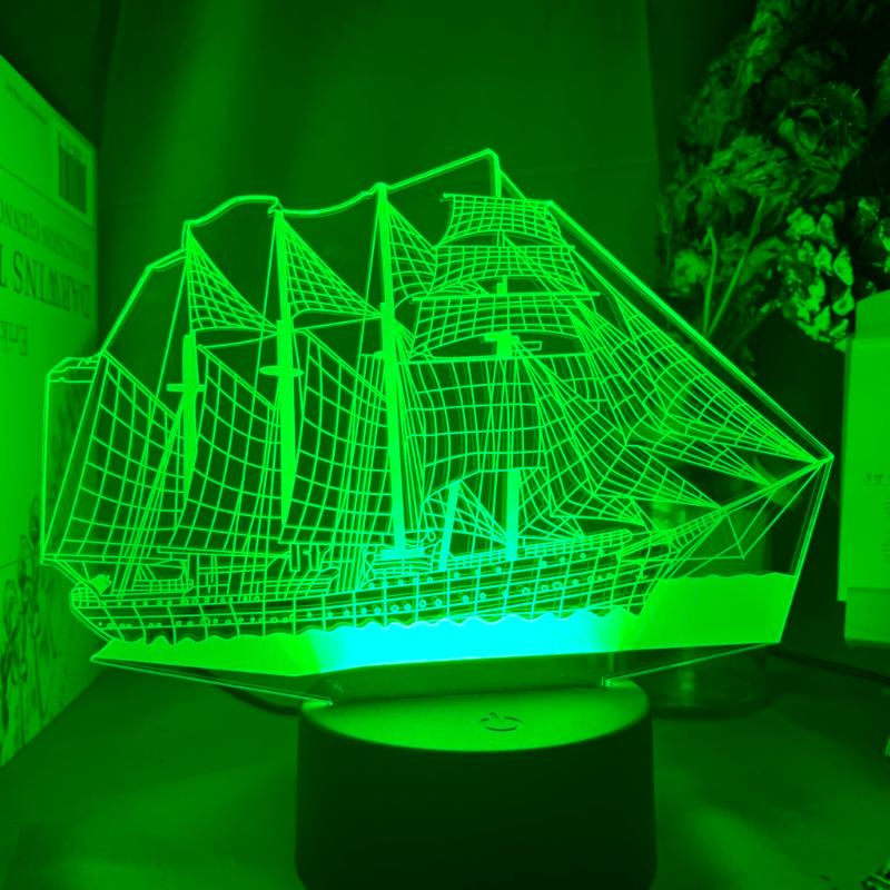 Sailing Ship Led Night Light Color Changing Kids Bedroom Nightlight Unique Gift for Birthday Bedroom Decor Table 3d Lamp Boat
Sailing Ship Led Night Light Color Changing Kids Bedroom Nightlight Unique Gift for Birthday Bedroom Decor Table 3d Lamp Boat