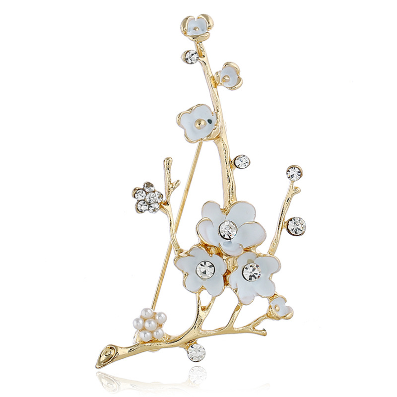 Vintage Elegant Plum Flower Brooch Gold Metal Fashion Paint Sweater Suit Coat Lapel Pin Girls Women Clothing Jewelry Accessories
Vintage Elegant Plum Flower Brooch Gold Metal Fashion Paint Sweater Suit Coat Lapel Pin Girls Women Clothing Jewelry Accessories
