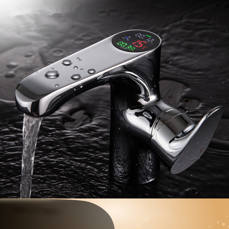 ntelligence LED Temperature Digital Display Faucet Bathroom brass chrome basin tap Cold And Hot Water faucets
ntelligence LED Temperature Digital Display Faucet Bathroom brass chrome basin tap Cold And Hot Water faucets