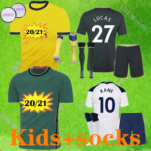 20 21 KANE SON BERGWIJN NDOMBELE Soccer Jerseys 2020 2021 9# BALE LUCAS SPURS DELE jersey Football kit shirt Children suit + socks, 20/21 kids
20 21 KANE SON BERGWIJN NDOMBELE Soccer Jerseys 2020 2021 9# BALE LUCAS SPURS DELE jersey Football kit shirt Children suit + socks, 20/21 kids