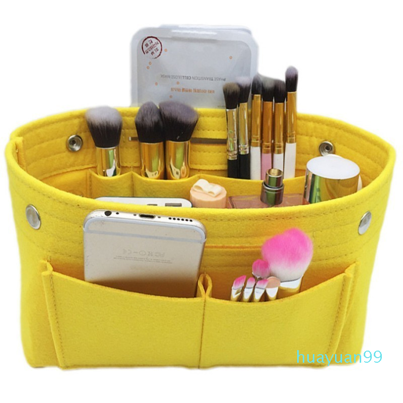 New-Cloth Inner Bags Clutch Handbag Daily Supplies Makeup Organizer Multi Pocket Shaper Luggage Bag Accessories