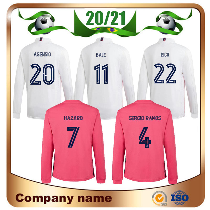 20/21 Long Sleeve Real Madrid Home #7 HAZARD Soccer Jersey 2021 RAMOS MODRIC ASENSIO Shirts ISCO VINICIUS JR Football Uniform, Away uefa patch
20/21 Long Sleeve Real Madrid Home #7 HAZARD Soccer Jersey 2021 RAMOS MODRIC ASENSIO Shirts ISCO VINICIUS JR Football Uniform, Away uefa patch