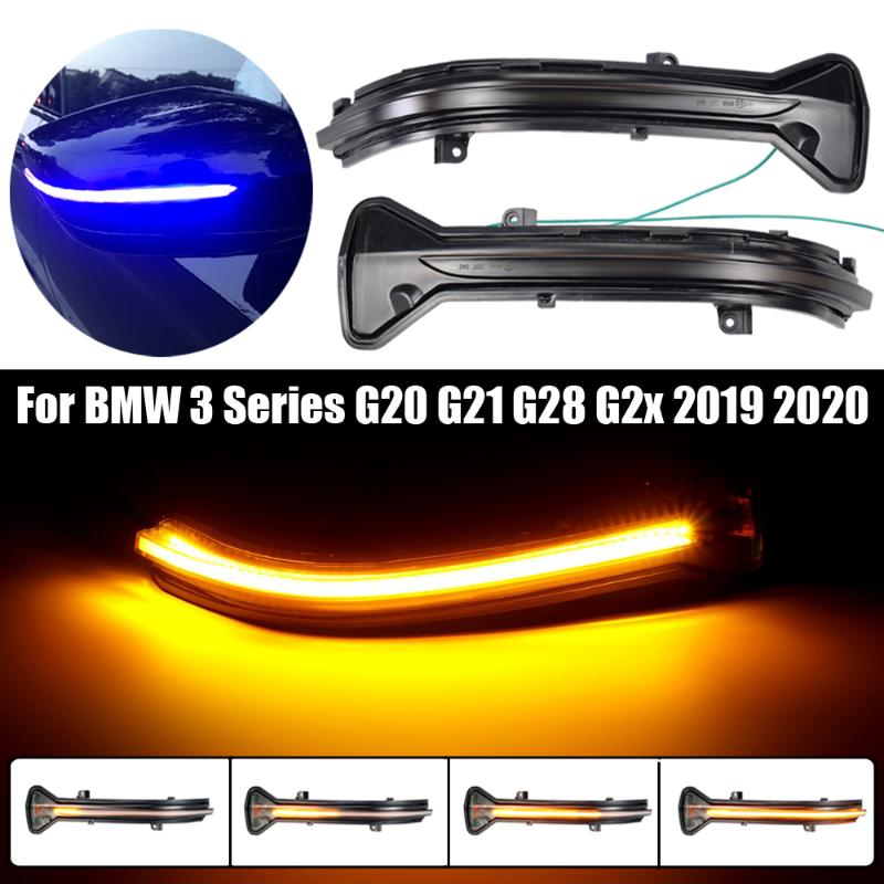Blue-Yellow LED Dynamic Turn Signal Blinker Flowing Water Blinker Flashing Light For 3 Series G20 G21 G28 G2x 2020 2020, As pic
Blue-Yellow LED Dynamic Turn Signal Blinker Flowing Water Blinker Flashing Light For 3 Series G20 G21 G28 G2x 2020 2020, As pic