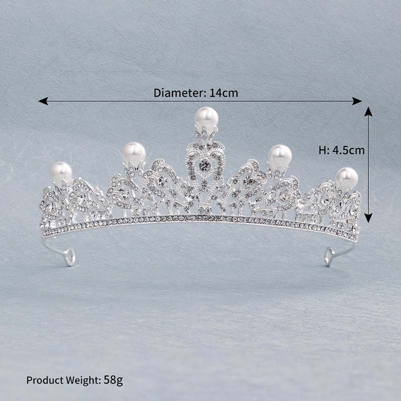 New Design Retro Princess Diadem Shining Crystal Pearls Tiaras Crowns de Noiva Bride Bridal Wedding Hair Jewelry Accessories
New Design Retro Princess Diadem Shining Crystal Pearls Tiaras Crowns de Noiva Bride Bridal Wedding Hair Jewelry Accessories