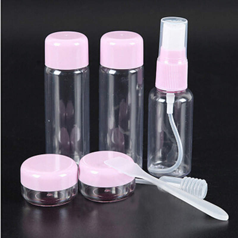 7Pcs/Set Travel Mini Makeup Cosmetic Face Cream Pot Bottles Plastic Transparent Empty Make Up Container Bottle Travel Accessorie
7Pcs/Set Travel Mini Makeup Cosmetic Face Cream Pot Bottles Plastic Transparent Empty Make Up Container Bottle Travel Accessorie