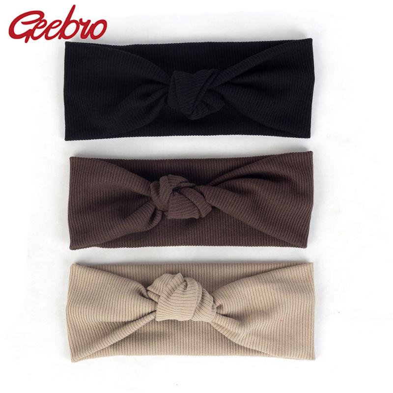 Geebro Woman Summer Fashion Knotted Cotton Stretch Headbands Ribbed Sport Headbands Ladies Girls Yoga Hair Band Accessories
Geebro Woman Summer Fashion Knotted Cotton Stretch Headbands Ribbed Sport Headbands Ladies Girls Yoga Hair Band Accessories