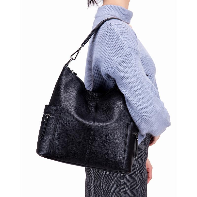 Fashion brand large shoulder bag female litchi pattern genuine leather handbag luxury designer women casual tote bags sac main, Black
Fashion brand large shoulder bag female litchi pattern genuine leather handbag luxury designer women casual tote bags sac main, Black