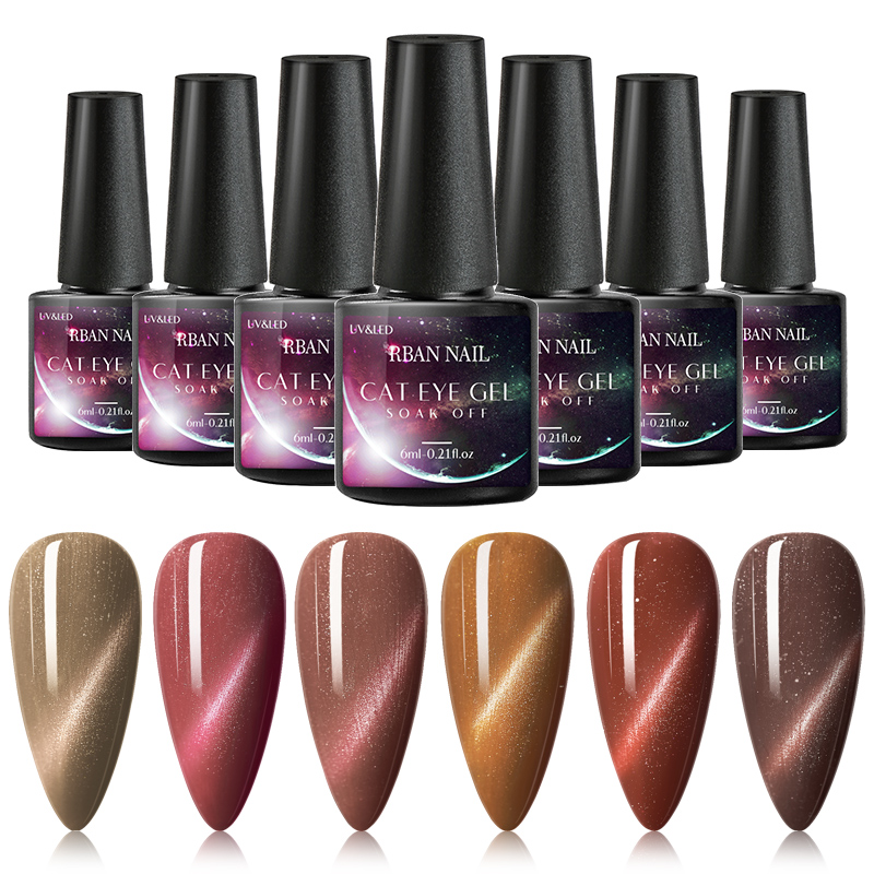 RBAN NAIL Milk Color Cat Eye Gel UV/Led Gel Nail Lacquer Sock Off Long Lasting Semi-permanent Varnish Polish, J88966 
RBAN NAIL Milk Color Cat Eye Gel UV/Led Gel Nail Lacquer Sock Off Long Lasting Semi-permanent Varnish Polish, J88966