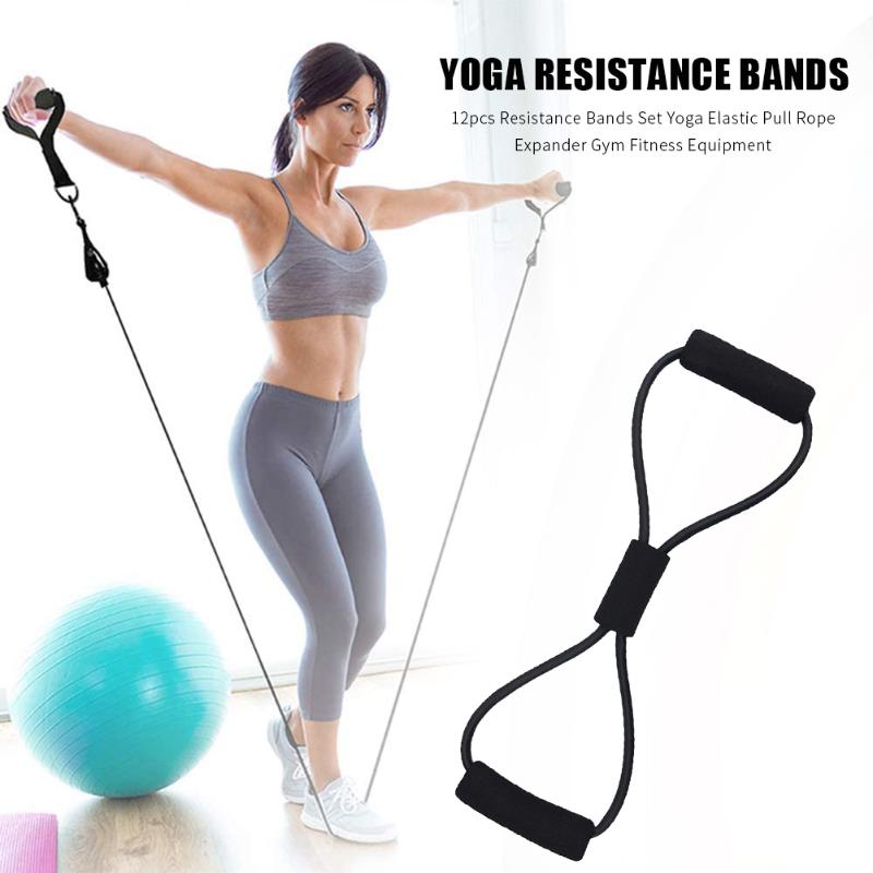 12pcs/set Gym Yoga Resistance Bands Set Elastic Pull Rope Expander Home Fitness Workout Sports Equipment Body Building Equipment
12pcs/set Gym Yoga Resistance Bands Set Elastic Pull Rope Expander Home Fitness Workout Sports Equipment Body Building Equipment