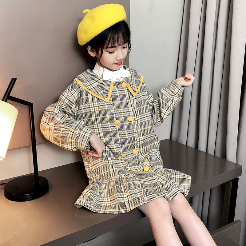 Trench Coats for Girls Teenage Windbreaker Children's Clothes 2020 Autumn Girls Clothes Ruffle Loose Double-breasted Trench Coat, Khaki
Trench Coats for Girls Teenage Windbreaker Children's Clothes 2020 Autumn Girls Clothes Ruffle Loose Double-breasted Trench Coat, Khaki