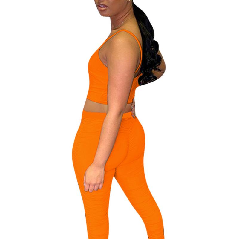 Two Pieces Yoga Set For Women 2020Summer Casual Sexy Slim Low Cut Camisole&Trouser Set For Females Gym Fitness Running Workout
Two Pieces Yoga Set For Women 2020Summer Casual Sexy Slim Low Cut Camisole&Trouser Set For Females Gym Fitness Running Workout