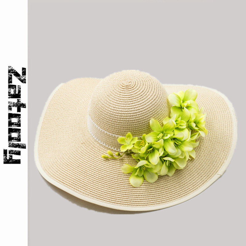 2020 summer Natural Flower hat women big wide brim beach sun hat foldable sun protection panama bone chapeu feminino, White
2020 summer Natural Flower hat women big wide brim beach sun hat foldable sun protection panama bone chapeu feminino, White