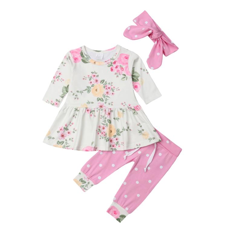 Autumn 3pcs Newborn Toddler Baby Girls Clothes Set Floral Dress Tops Pants Leggings Headband Outfits Tracksuit 0-24 Months, As pic
Autumn 3pcs Newborn Toddler Baby Girls Clothes Set Floral Dress Tops Pants Leggings Headband Outfits Tracksuit 0-24 Months, As pic