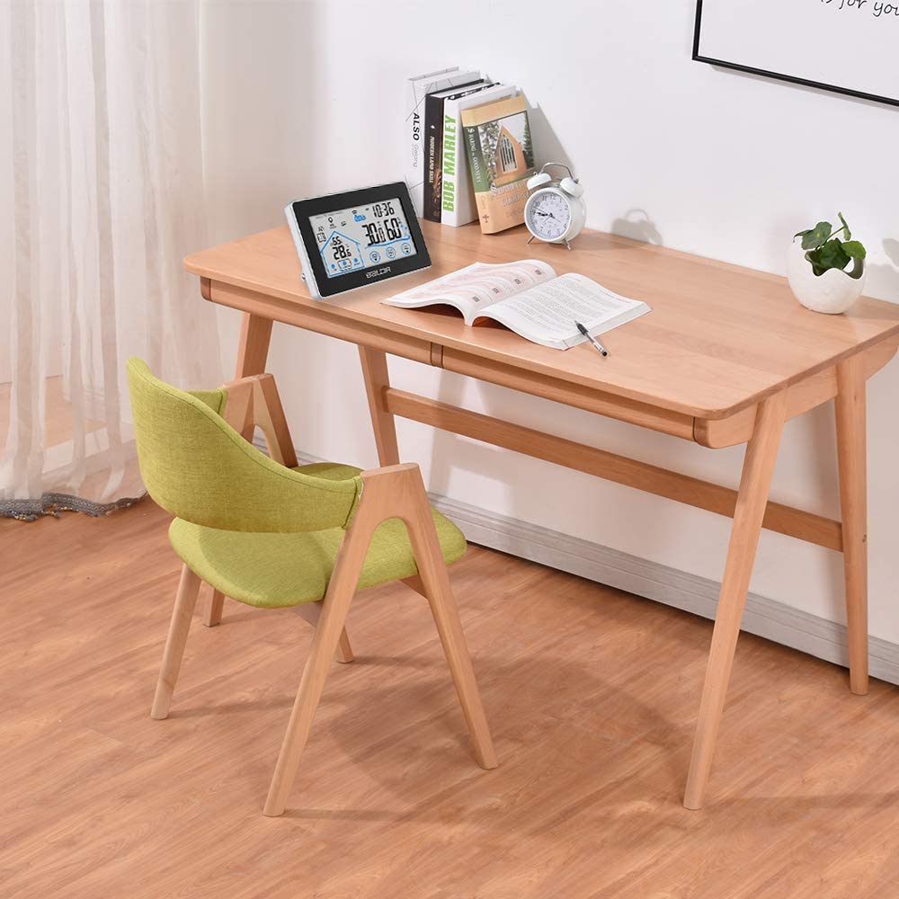 Wireless Outdoor Indoor Weather Station Hygrometer Thermometer Barmeter Clock8265552