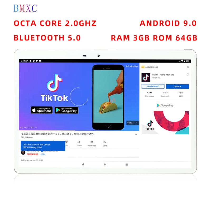 2020 10 inch Smart tablet android 9.0 Octa-core 4G LTE Dual SIM 5G Wifi GPS kids tablets for games gift, Black
2020 10 inch Smart tablet android 9.0 Octa-core 4G LTE Dual SIM 5G Wifi GPS kids tablets for games gift, Black