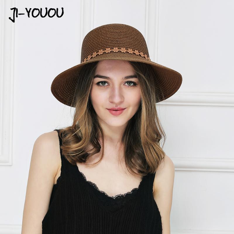 JIYOUOU Summer Hats for Women Fashion Design girls Beach Brimmed Straw Hat 2020 Panama Collapsible Sun Hat Butterfly inlay, Khaki
JIYOUOU Summer Hats for Women Fashion Design girls Beach Brimmed Straw Hat 2020 Panama Collapsible Sun Hat Butterfly inlay, Khaki