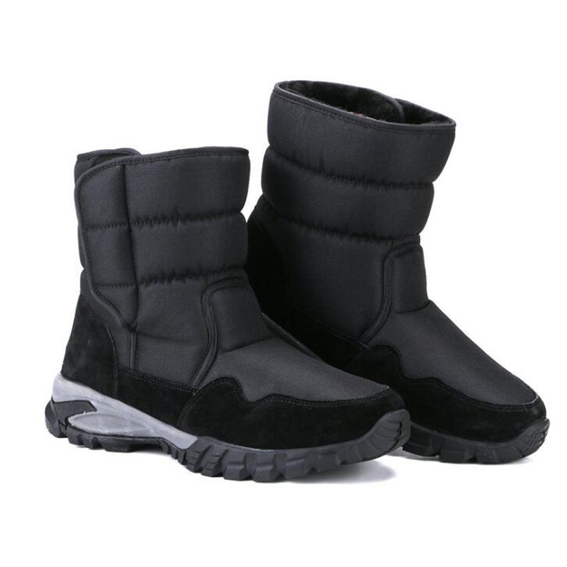 30% Natural Wool Thick Fur Men Snow Boots Plus Size Winter Shoes Warm Waterproof Men Ankle Boots Fur Plush Mans Footwear, Black
30% Natural Wool Thick Fur Men Snow Boots Plus Size Winter Shoes Warm Waterproof Men Ankle Boots Fur Plush Mans Footwear, Black