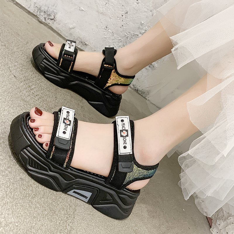 Women Chunky Sandals White Black Summer Mesh Designers Fashion Platform Open Toe Sandal Gladiator Beach Casual Shoes For Woman
Women Chunky Sandals White Black Summer Mesh Designers Fashion Platform Open Toe Sandal Gladiator Beach Casual Shoes For Woman