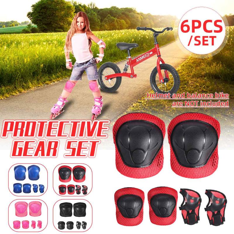 6pcs Outdoor Sport Elbow Knee Pads Skating Protective Gear Sets Elbow Knee Pads For Kids Bike Scooter Cycling Skateboard, Red
6pcs Outdoor Sport Elbow Knee Pads Skating Protective Gear Sets Elbow Knee Pads For Kids Bike Scooter Cycling Skateboard, Red