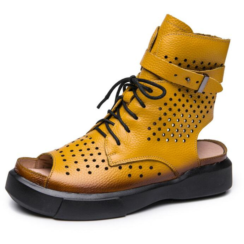 Best Sale 2020 New Summer Fish Mouth Hollow Genuine Leather Sandals Fashion Breathable Cool Boots Sandals Women Shoes, Black
Best Sale 2020 New Summer Fish Mouth Hollow Genuine Leather Sandals Fashion Breathable Cool Boots Sandals Women Shoes, Black